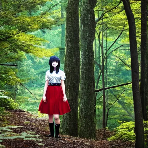 Image similar to Ryuko in the Appalachian forest