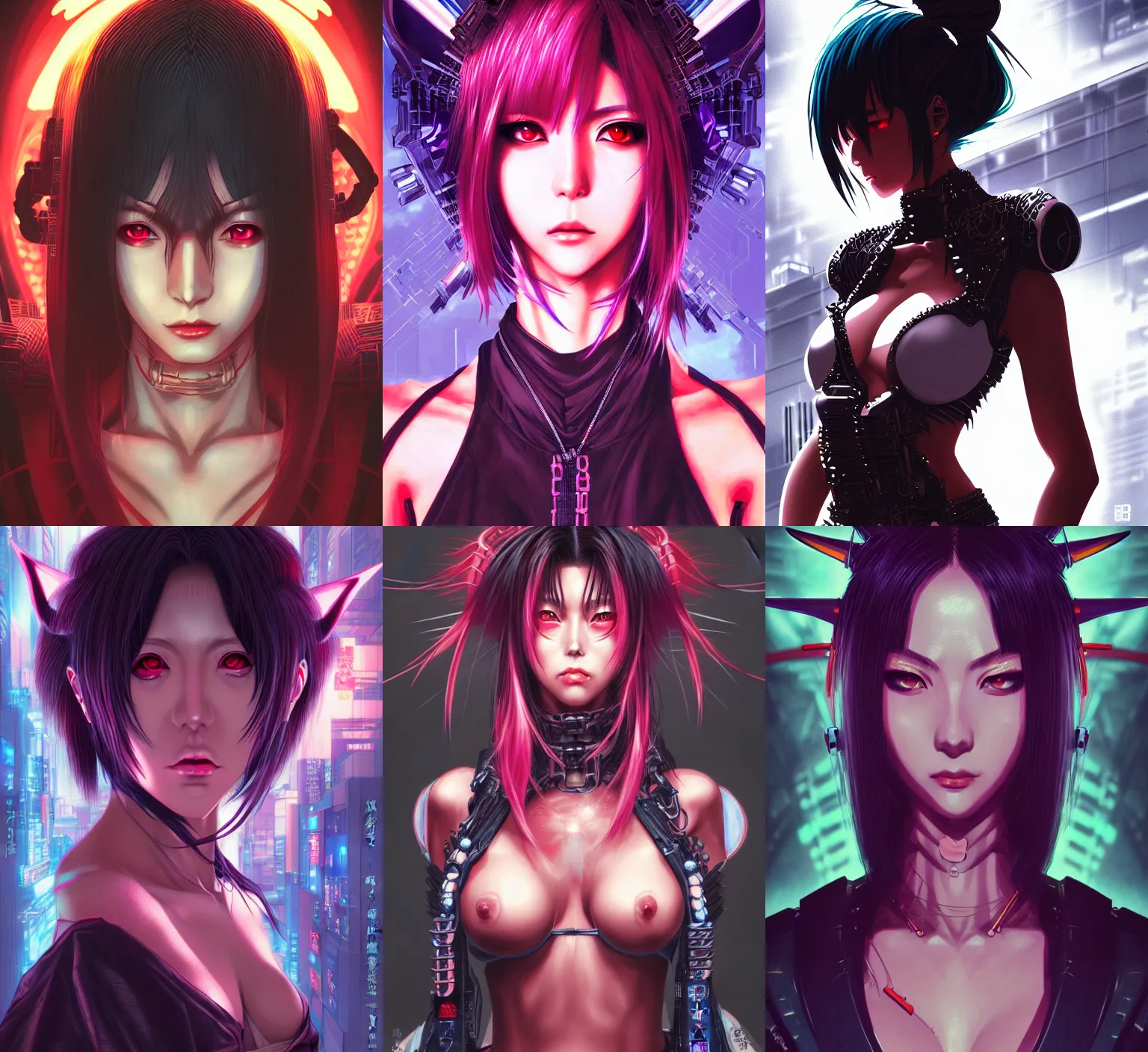 Anime Cyberpunk Girl 7 - Artworks