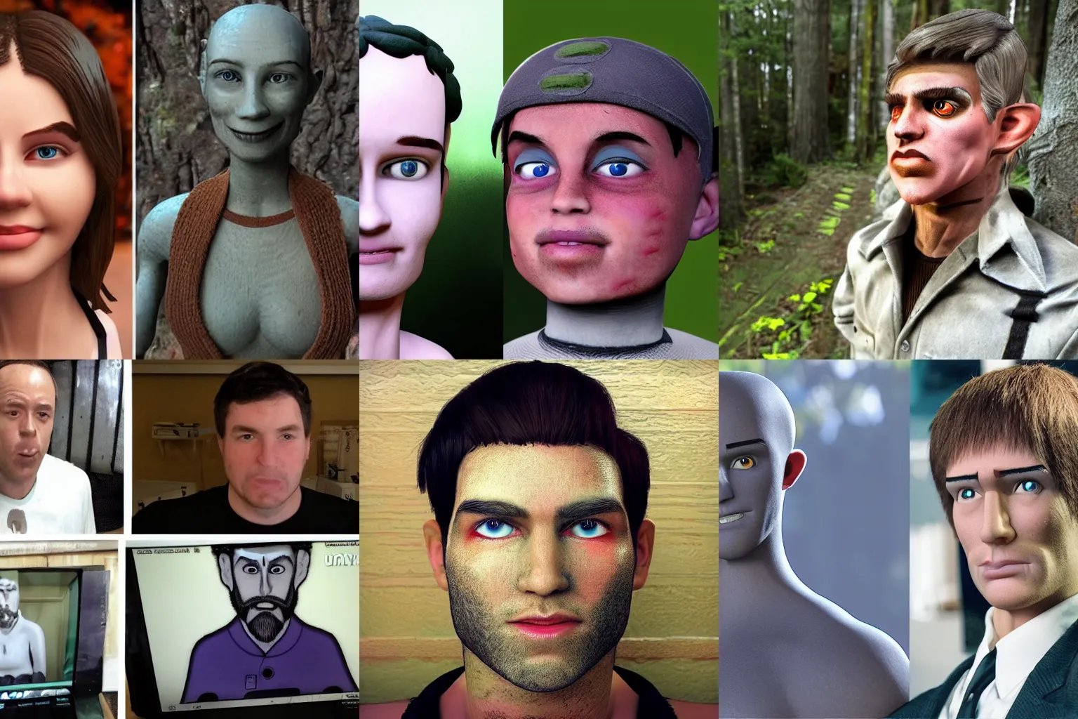 Image similar to uncanny valley