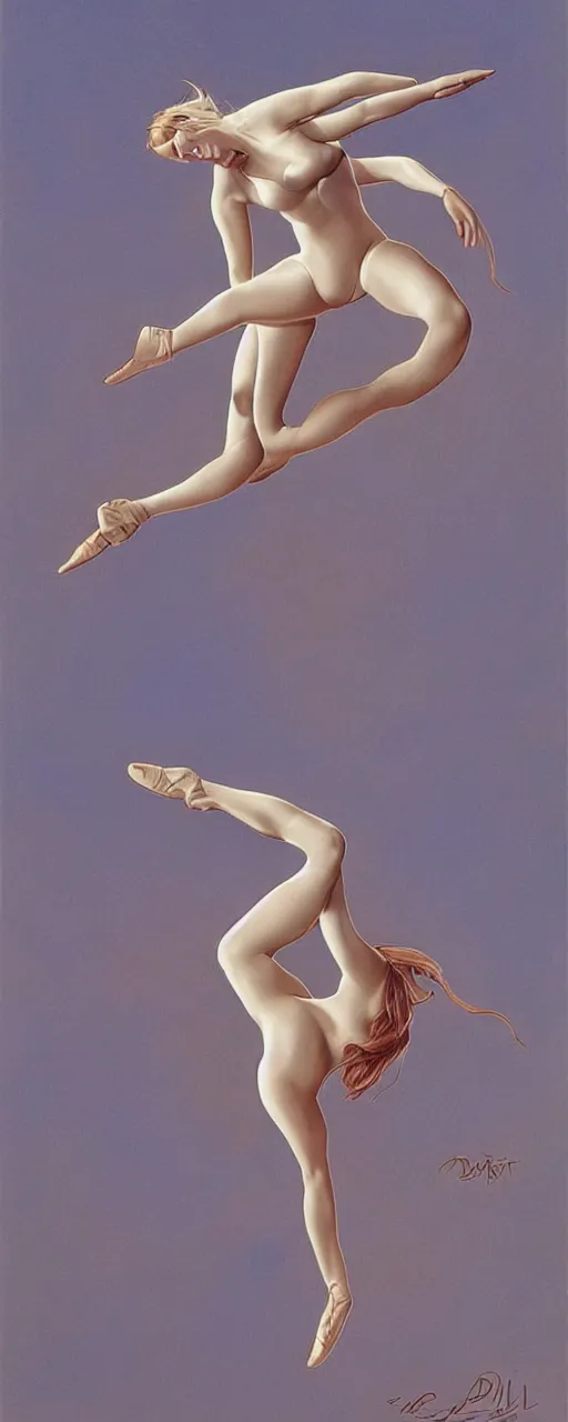Image similar to dancer, by michael parkes, ntricate, artgerm