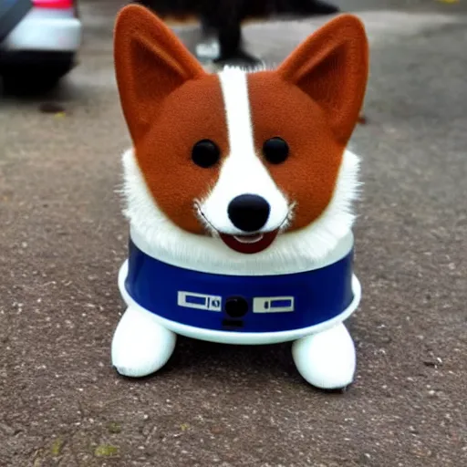 Prompt: robot corgi