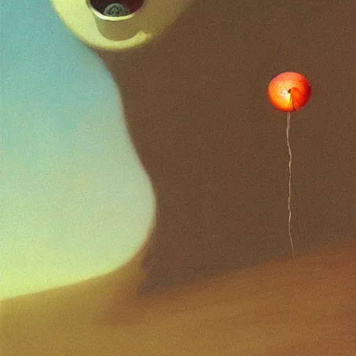 Image similar to portrait painting of jellyfish shark moon star, science fiction, Edward Hopper and James Gilleard, Zzislaw Beksinski, highly detailed