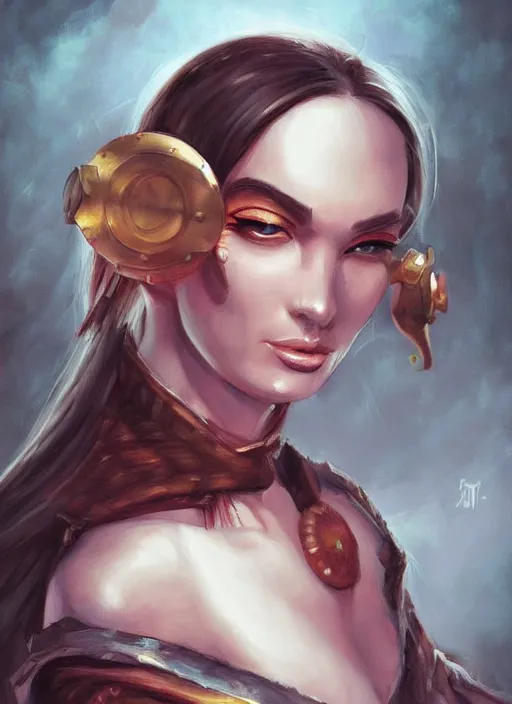 Prompt: fantasy painting of a beholder, portrait, oil painting, artgerm, dnd, rpg