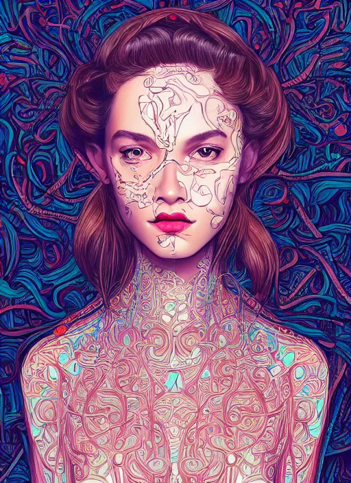 Prompt: girl venizian, extremely detailed, sharp focus, portrait, smooth, digital illustration, by james jean, by eliza ivanovo