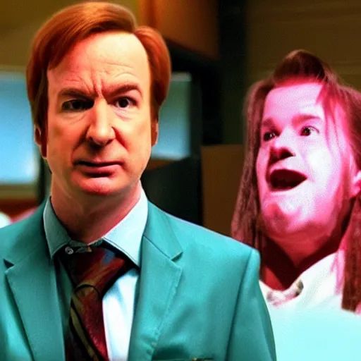 Image similar to Saul Goodman in rickroll video