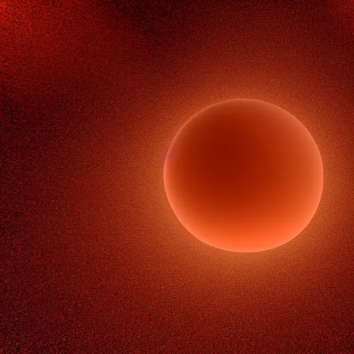 Image similar to cube -shaped planet, filled with dark red oceans and yellow vegetation, render, blender, 3d, ultra detailed