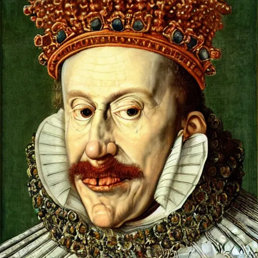 Image similar to portrait of king charles the 4 th by arcimboldo