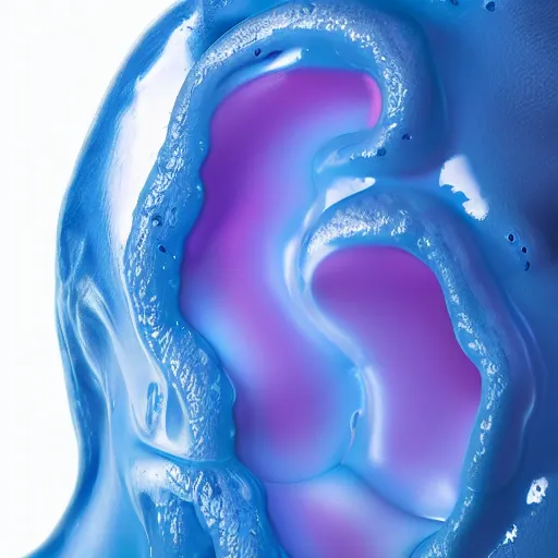 Image similar to hyper real 8 k melting slime