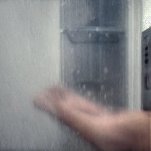 Prompt: dirty water flowing from the air - conditioning machine in the bedroom of a young teenager, blurred, faded, depth of field, ultra realistic, very detailed, blurred, depth of field, unframed, by gerhard richter and nadav kander, 8 k hyper realistic detailed cinematic still