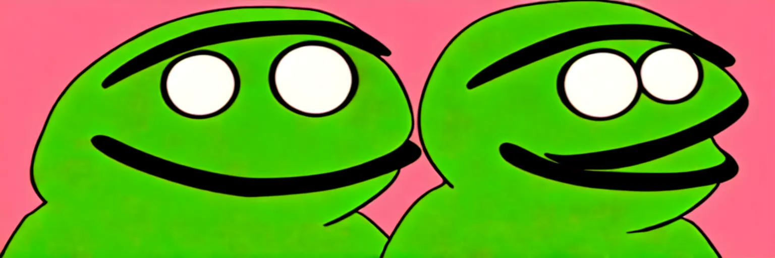 Image similar to happy pepe