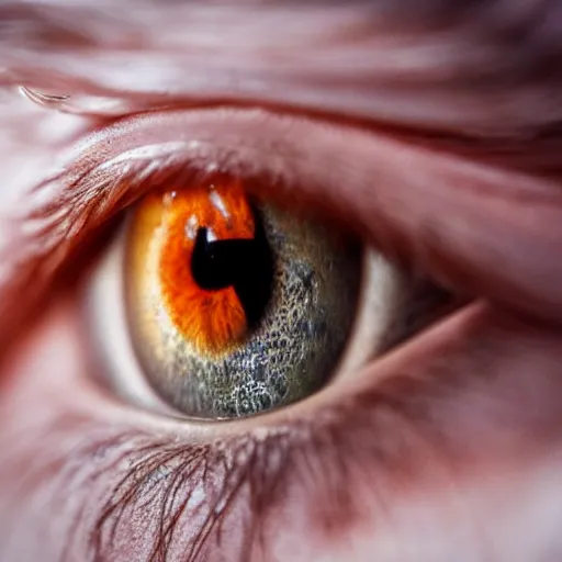 Prompt: close up photograph of a human eye