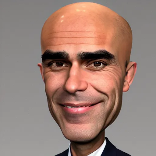 Image similar to A caricature of Alain Berset