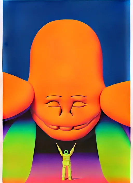 Prompt: trap cover by shusei nagaoka, kaws, david rudnick, airbrush on canvas, pastell colours, cell shaded, 8 k