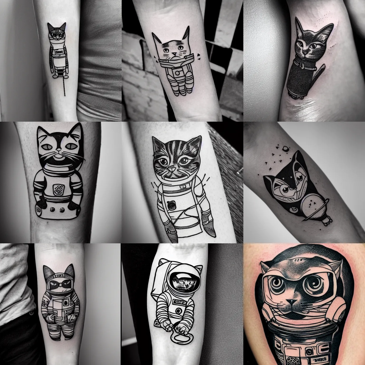Cat tattoo by Cloud9images on DeviantArt