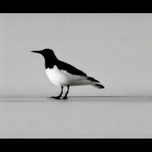 Image similar to a realistic photo of a white bird in a solid black room, high contrast, 8k, film grain, highly detailed