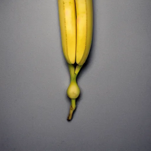 Prompt: solitary perfect banana. loneliness.