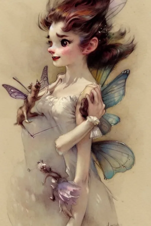 Prompt: (((((1950s fairy tale modrd . muted colors.))))) by Jean-Baptiste Monge !!!!!!!!!!!!!!!!!!!!!!!!!!!