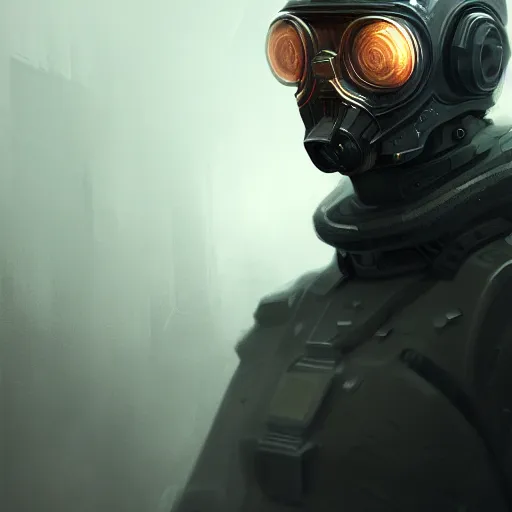 Prompt: portait of combine hl 2, techwear, sci - fi, intricate, elegant, highly detailed, digital painting, artstation, concept art, smooth, sharp focus, illustration, by bartek fedyczak, erak note, tooth wu, neil richards, kan liu, siwoo kim, jisu choe