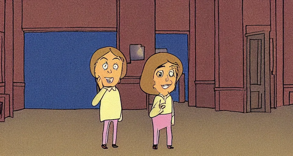 Prompt: The Shining (1980) Animated Series, episode still