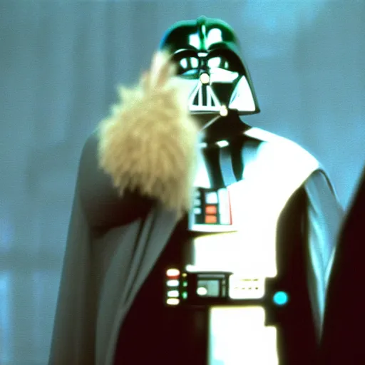 Image similar to Film still of Darth Vader, from The Muppets