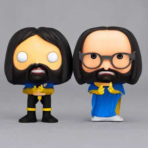 Image similar to minion jesus funko pop