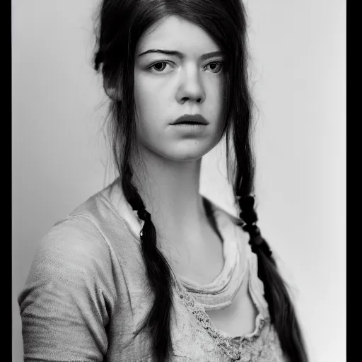 Image similar to a masterpiece portrait photo of a beautiful young woman who looks like a icelandic mary elizabeth winstead