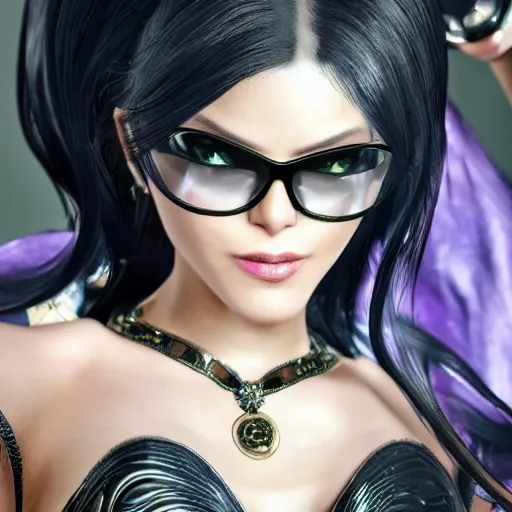 Image similar to Bayonetta looking gorgeous amazing level of detail 8k resolution hyperdetailed photorealism