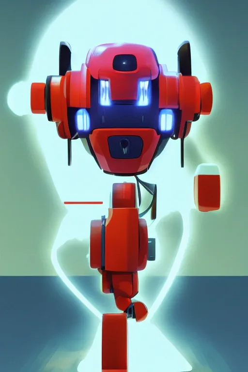 Image similar to metabots medabots medarotto medarot robot minimalist comics helmet mask neon cybereye, behance hd by jesper ejsing, by rhads, makoto shinkai and lois van baarle, ilya kuvshinov, rossdraws global illumination ray tracing hdr radiating a glowing aura