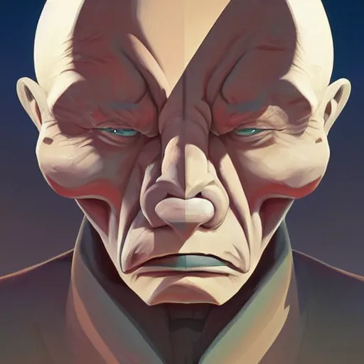 Image similar to face icon stylized minimalist the thing from another world 1 9 5 1, loftis, cory behance hd by jesper ejsing, by rhads, makoto shinkai and lois van baarle, ilya kuvshinov, rossdraws global illumination