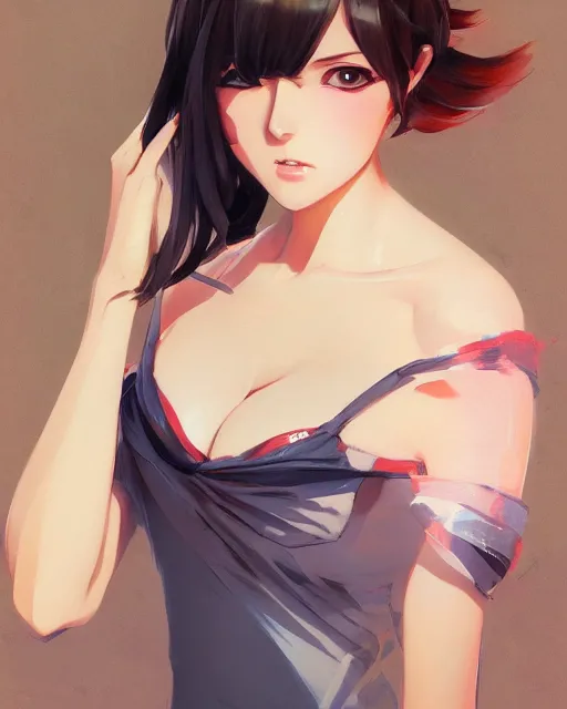 Prompt: anime girl, fine - face, realistic shaded perfect face, fine details. night setting. very anime style. realistic shaded lighting poster by ilya kuvshinov katsuhiro, magali villeneuve, artgerm, jeremy lipkin and michael garmash, rob rey and kentaro miura style, trending on art station