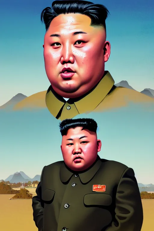 Prompt: highly detailed portrait kim jong un in gta v, stephen bliss, unreal engine, fantasy art by greg rutkowski, loish, rhads, ferdinand knab, makoto shinkai and lois van baarle, ilya kuvshinov, rossdraws, tom bagshaw, global illumination, radiant light, detailed and intricate environment