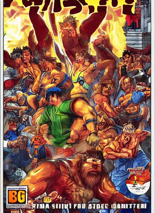 Image similar to hashsquatch the game, streets if rage style cover art