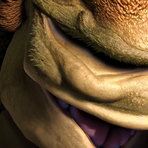 Image similar to realistic bowser, 8 k, hd, highly detailed