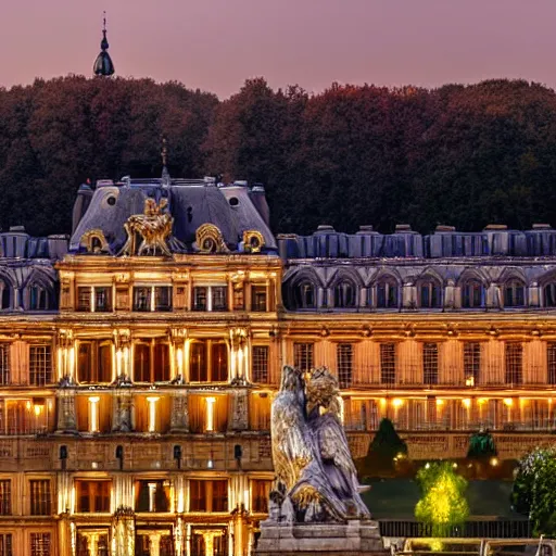 Prompt: award winning photo of Luxembourg palace, Paris, 4k