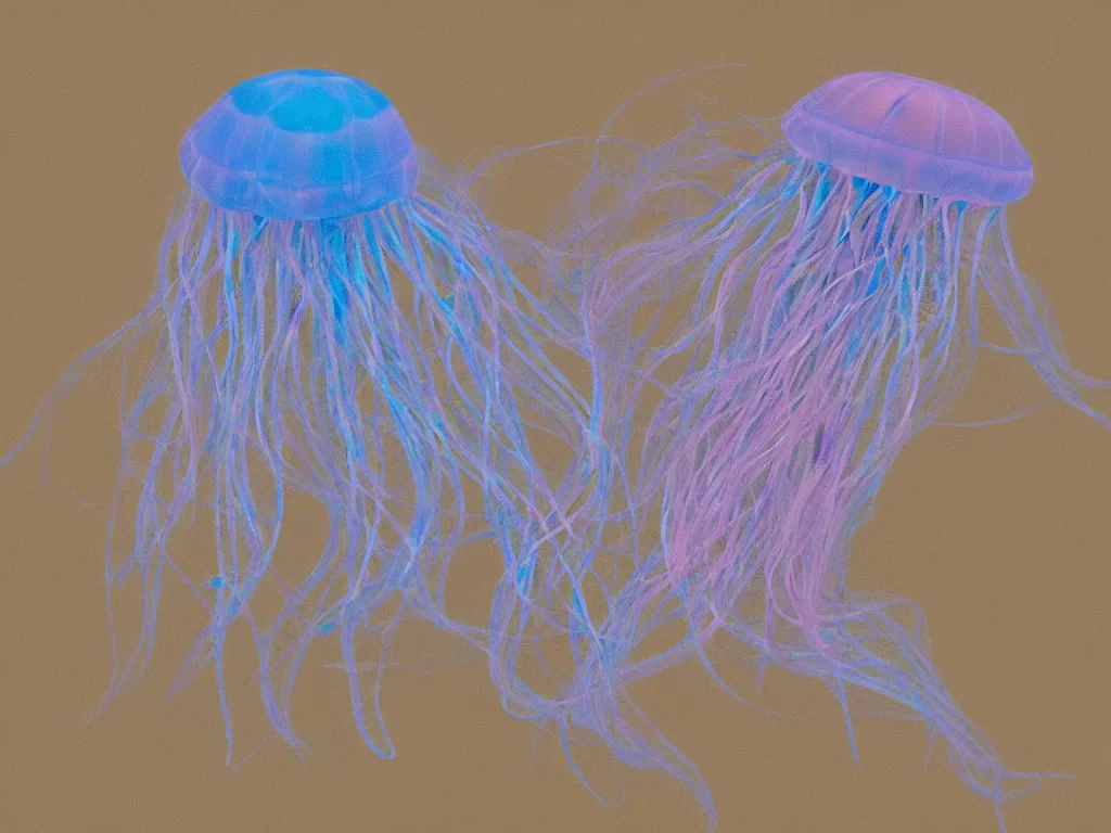 Prompt: low poligon jellyfish