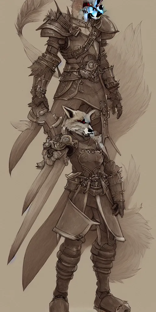 Image similar to heroic character design of anthropomorphic fox, whimsical fox, portrait, holy crusader medieval, final fantasy tactics character design, character art, whimsical, lighthearted, colorized pencil sketch, highly detailed, Akihiko Yoshida