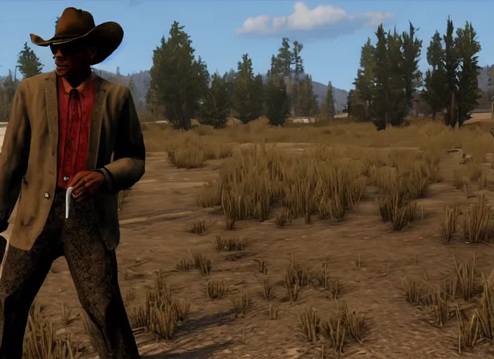 Prompt: gus fring in red dead redemption - H 1080