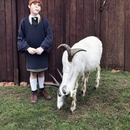 Image similar to harry potter as a goat