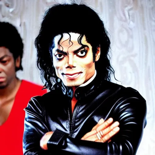 Image similar to michael jackson as a ninja