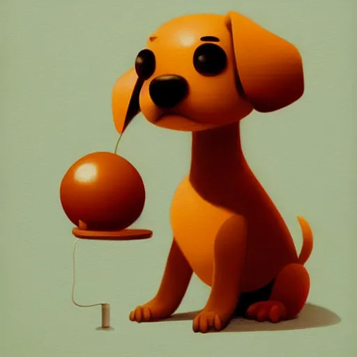 Image similar to goro fujita ilustration a cute puppy, painting by goro fujita, sharp focus, highly detailed, artstation