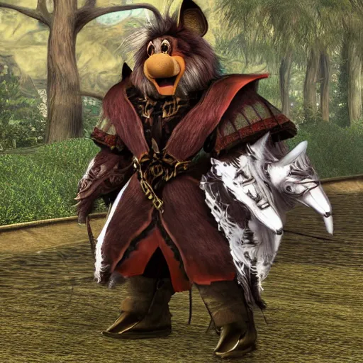 Image similar to emet selch as alf, final fantasy xiv,