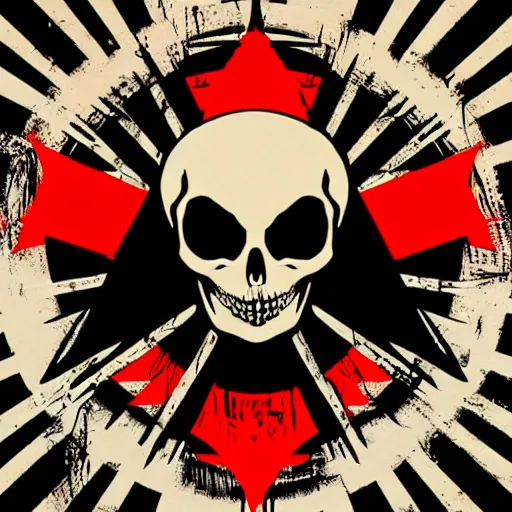 Prompt: death. by shepard fairey