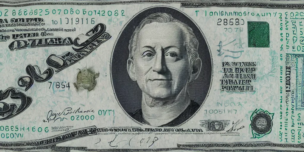 scanned 20 dollar bill