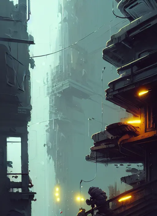 Image similar to highly detailed exteme maximalist matte painting, 3 d calligraphy graffiti tag light eroding grey walls, by atey ghailan, by greg rutkowski, by greg tocchini, by james gilleard, by joe fenton, by kaethe butcher, yellow, brown, black and cyan mystical color scheme, grunge aesthetic, octane render