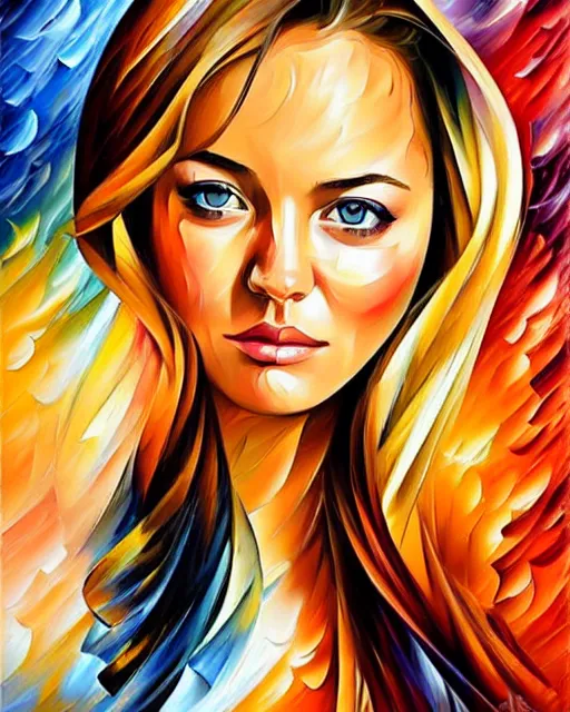 Image similar to girl artwork by leonid afremov, artwork by sandra chevrier golden hour, illustration, highly detailed, simple, smooth and clean vector curves, no jagged lines, vector art, smooth, artstation