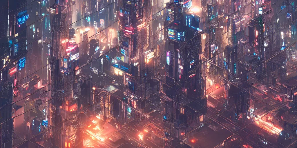 Image similar to Cyberpunk city with flying cars in Japan, evening, low angle view, detailed matte painting, cinematic, Moebius, Artstation