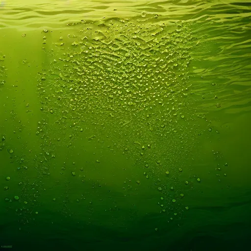 Prompt: army of air bubbles under water, photorealistic