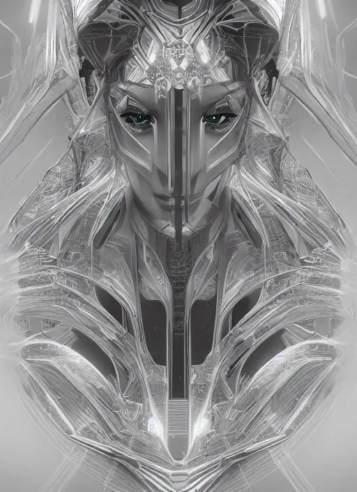 Prompt: symmetry!! solid cube of light, hard edges, product render retro - futuristic poster scifi, ancient kings in white robes, intricate, elegant, highly detailed, digital painting, artstation, concept art, smooth, sharp focus, illustration, dreamlike, art by artgerm