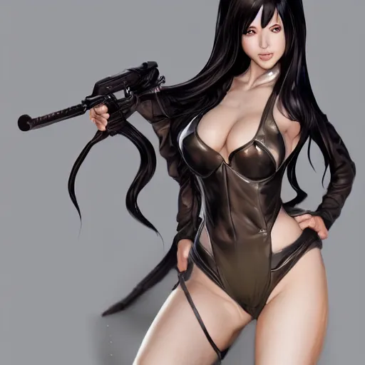 Image similar to sage ( valorant ), wearing a bunny suit, cg animation, riot entertainment, arcane, long ponytail black hair, realistic, character select portrait, ultrafine hyperrealistic detailed face illustration by kim jung gi, by artgerm, greg rutkowski, alphonse mucha, 3 d, pixiv, full body