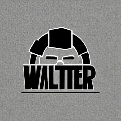 Prompt: Walter White logo